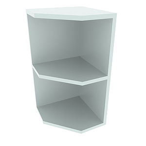 300, Open End Wall Unit Angled, 575H X 300W X 300D